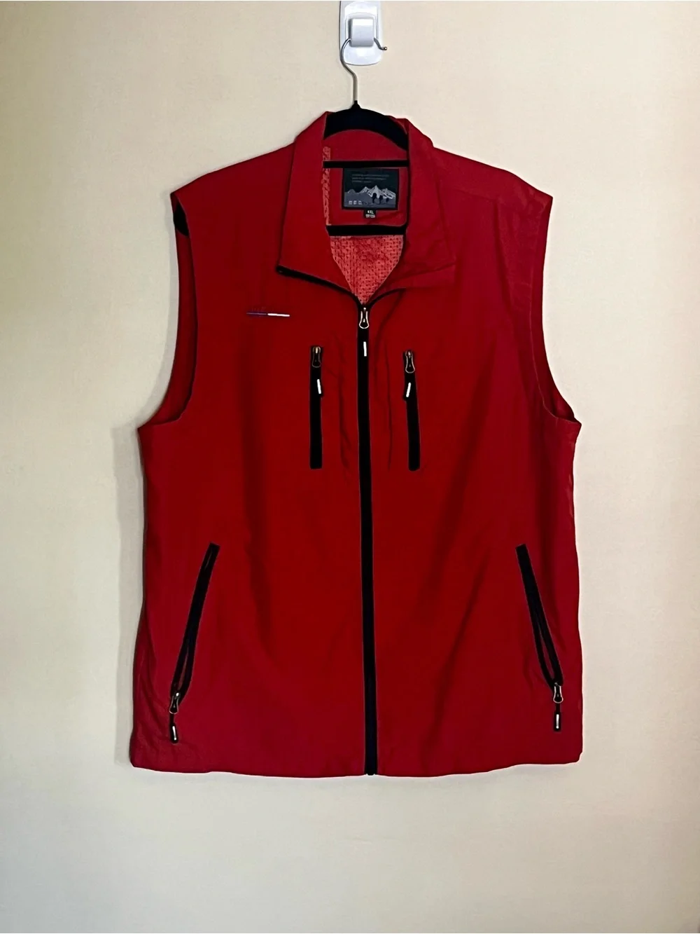 Men’s outdoor vest orange